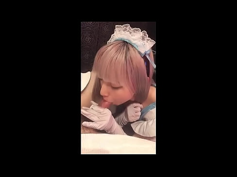 ❤️ جاپاني بت [ميوڪا]، فرينچ نوڪر جو لباس، حصو 1، بلو جاب ۽ لوشن سان جرڪ آف ❌ مقعد وڊيو