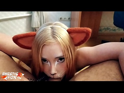 ❤️ Kitsune هن جي وات ۾ ڊڪ ۽ ڪم نگل ❌ مقعد وڊيو
